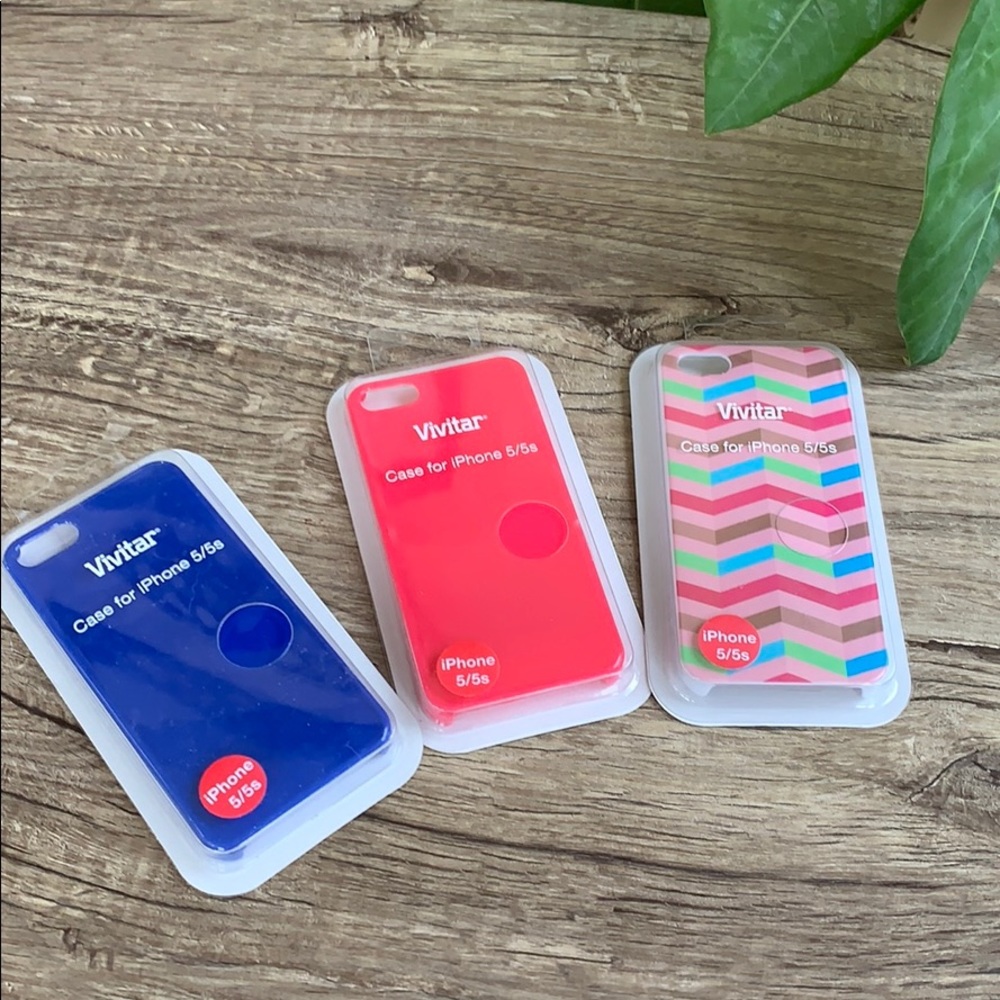 NWT 3 Vivitar Cell-Phone iPhone 5/5s cases